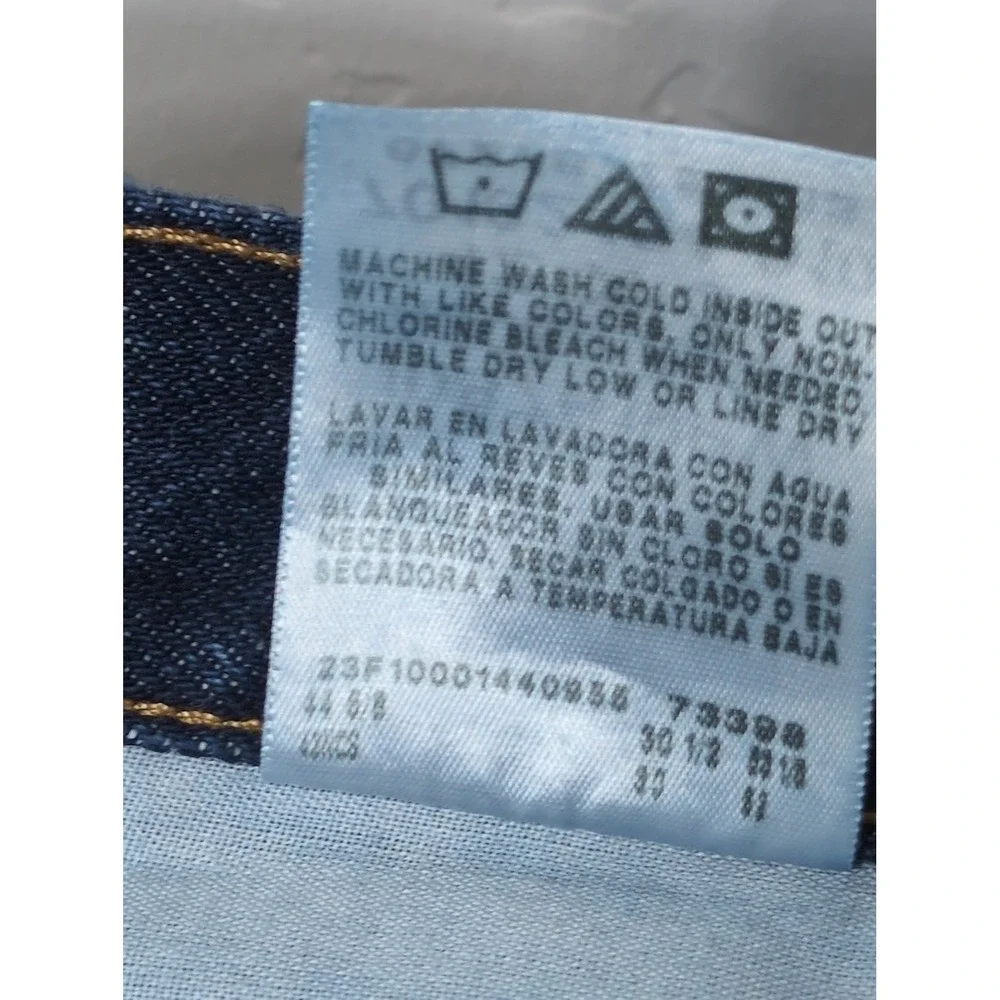RUSTLER Men's Size 42x30 Blue Jeans 100% Cotton Denim Pants 5 Pockets Zipper Fly